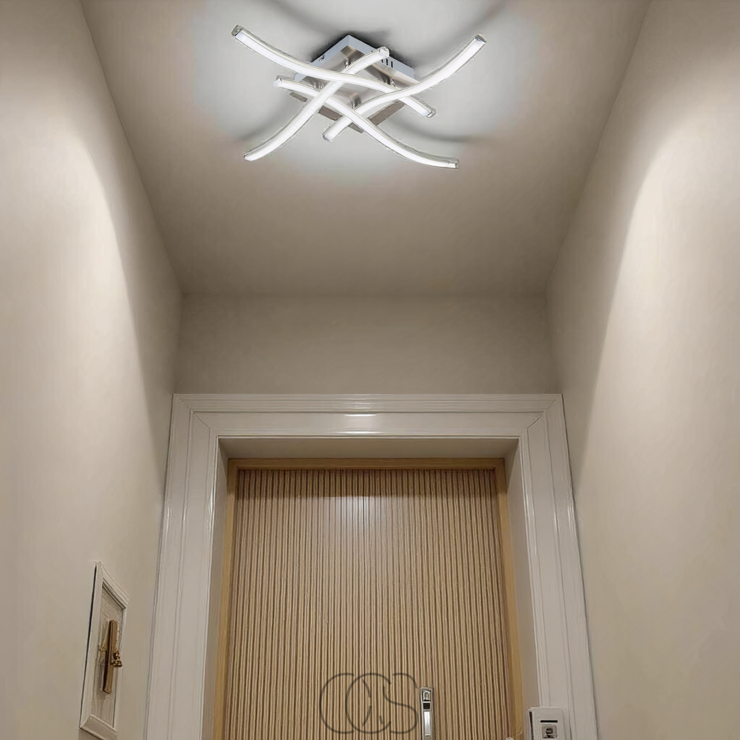 Kwadratowa lampa sufitowa LED | Orntli