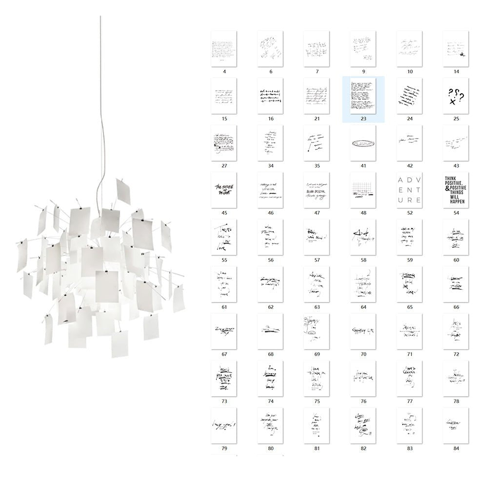 Paper Chandelier - Vakkerlight