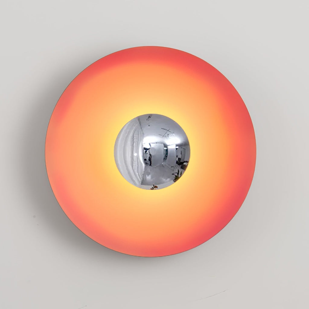 Nástěnné svítidlo Simplicity Glow — kruhové diskové svítidlo, přímé osvětlení bez oslnění
