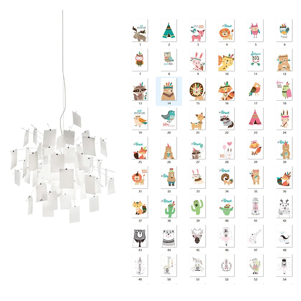 Paper Chandelier - Vakkerlight