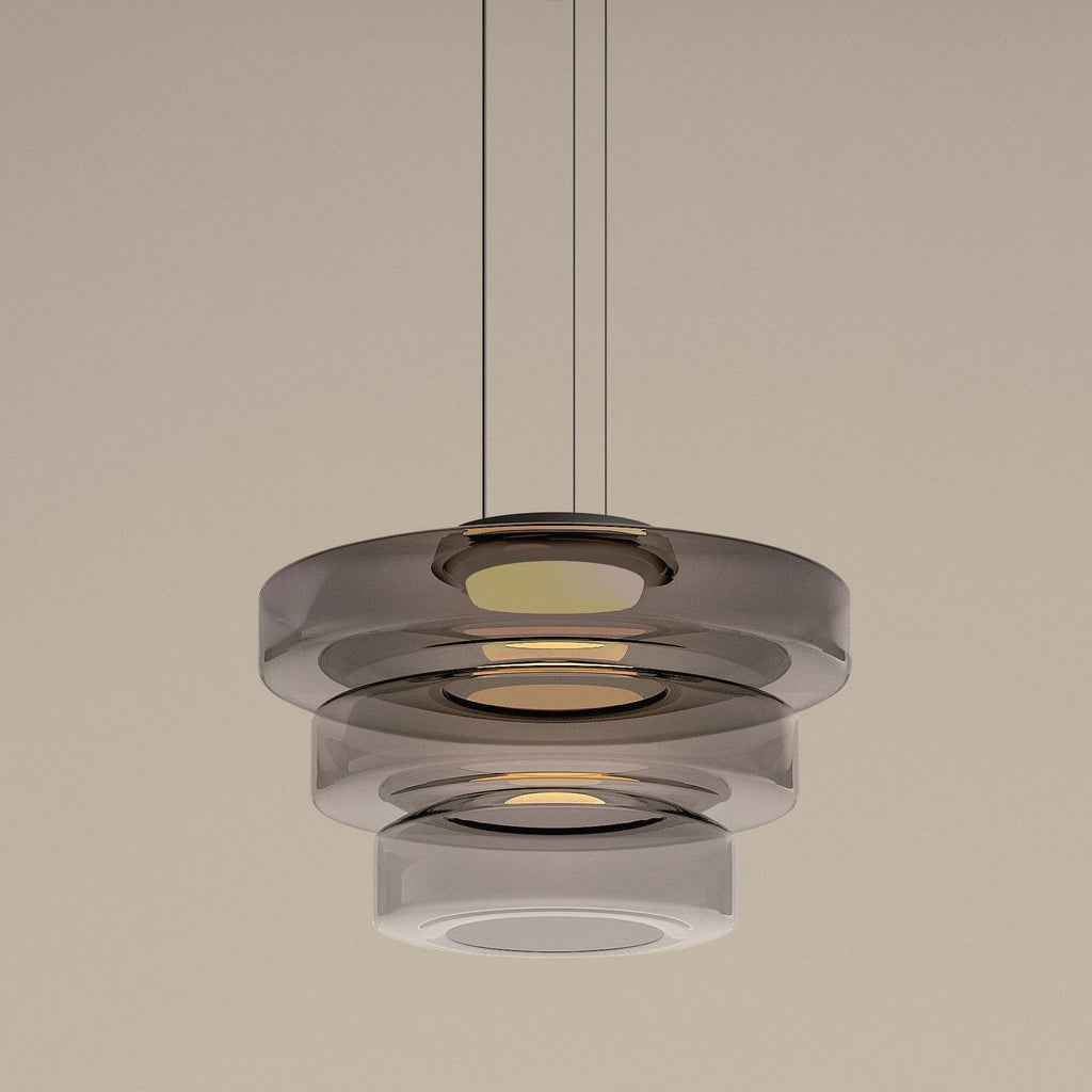 Suspension en verre à plusieurs niveaux Jojo