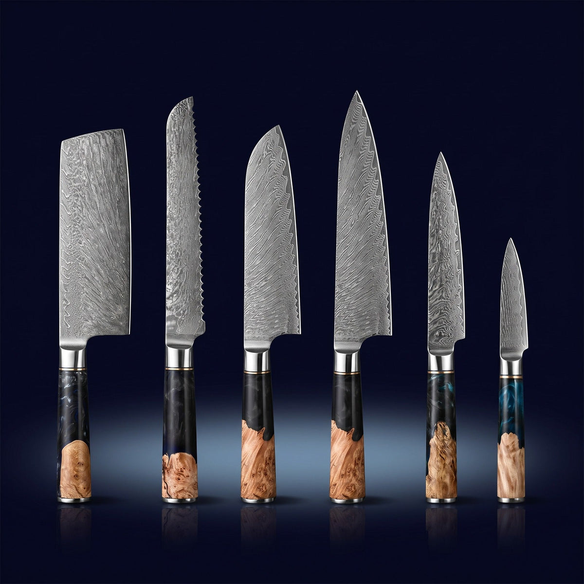 Hatori Ginkai 銀海 Series - 6 Piece Set