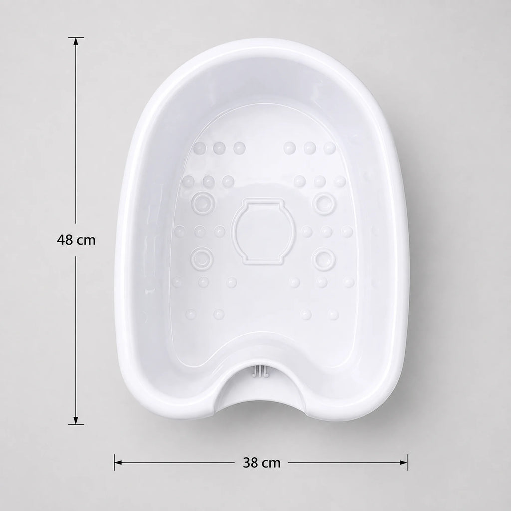 Ionic Foot Spa Basin – Warm Water Foot Soak, 30-Minute Auto Timer, Portable