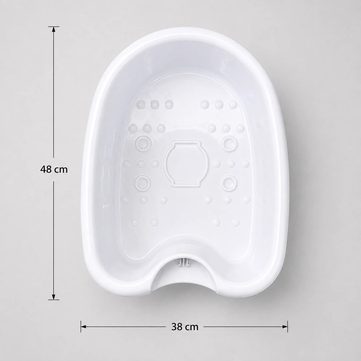 Ionic Foot Spa Basin – Warm Water Foot Soak, 30-Minute Auto Timer, Portable