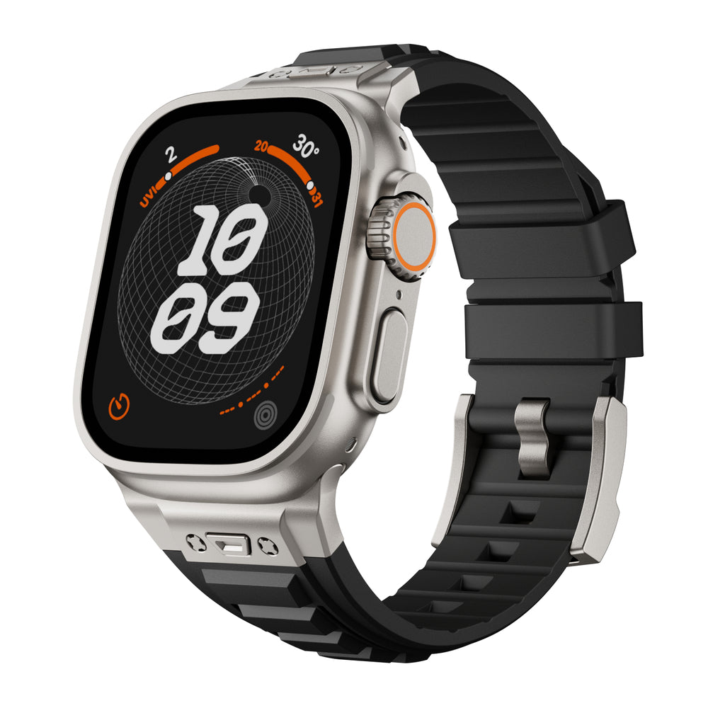 Taktikai magas rugalmasságú szilikon szíj Apple Watch-hoz
