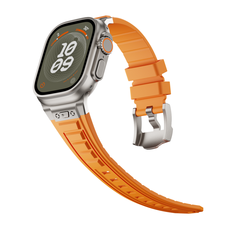 Taktikai magas rugalmasságú szilikon szíj Apple Watch-hoz