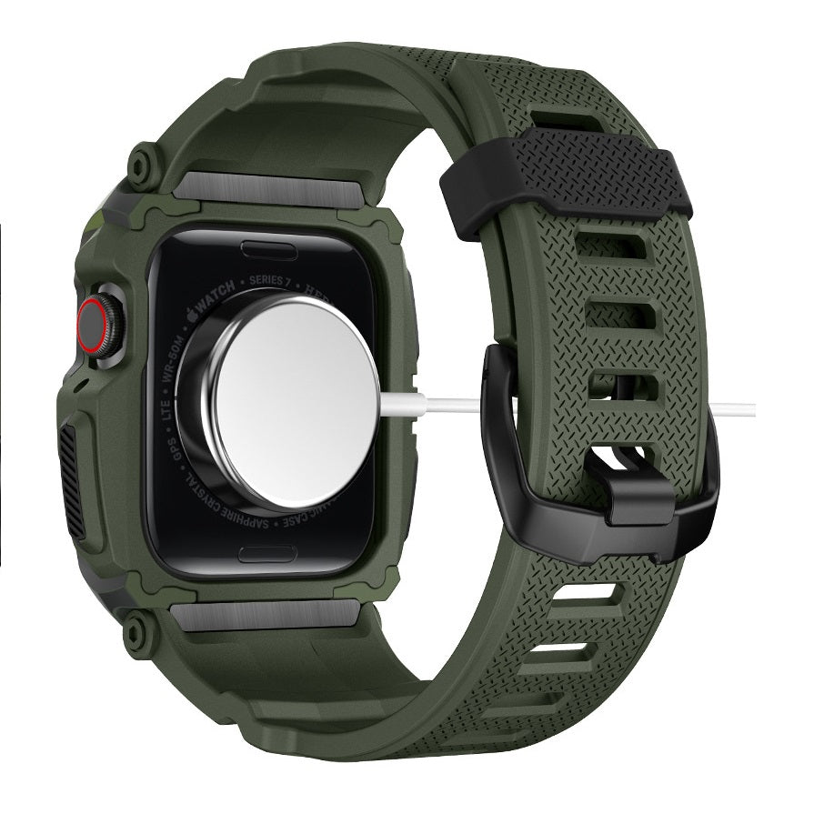 Kit de protecție pentru curea de ceas camuflaj pentru Apple Watch