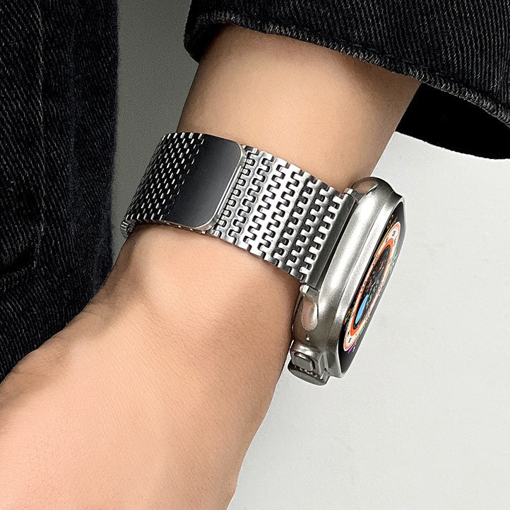 Banda magnética de acero inoxidable de diseño para Apple Watch