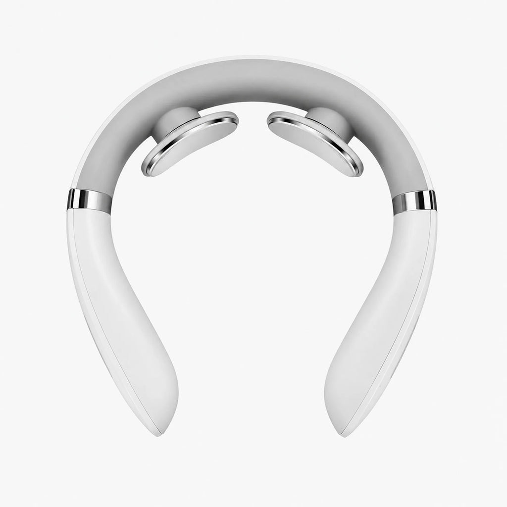 EMS Neck Massager – Hands-Free, 16 Intensity Levels, Rechargeable