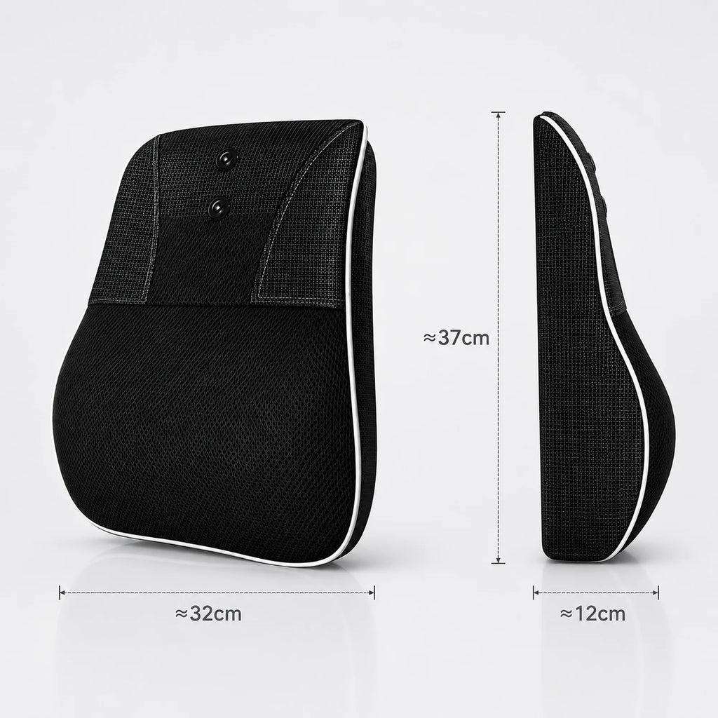 Shiatsu Neck & Back Massage Cushion – Kneading, Heat, Vibration & Airbag Lift