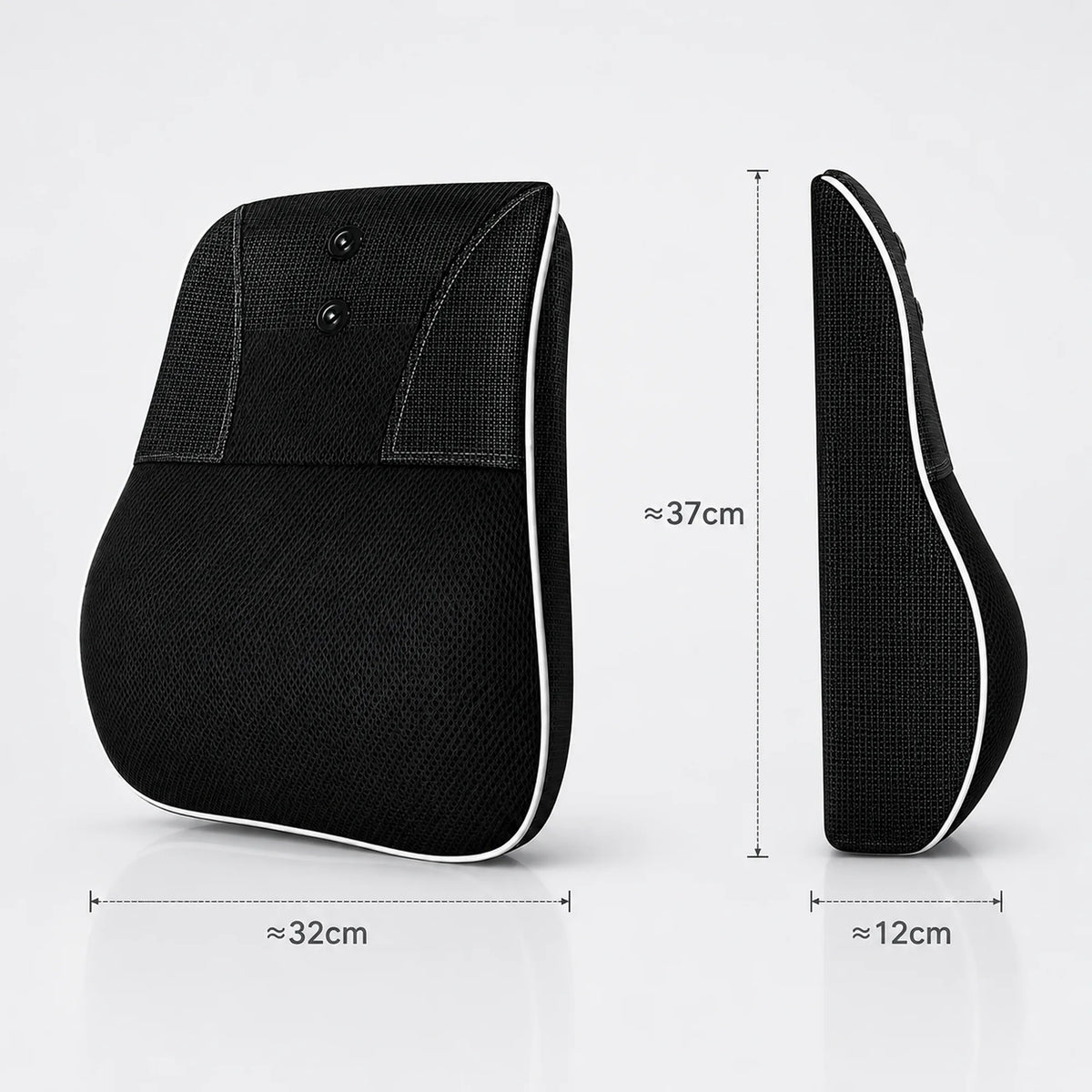 Shiatsu Neck & Back Massage Cushion – Kneading, Heat, Vibration & Airbag Lift