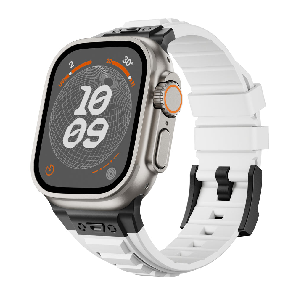 Taktikai magas rugalmasságú szilikon szíj Apple Watch-hoz