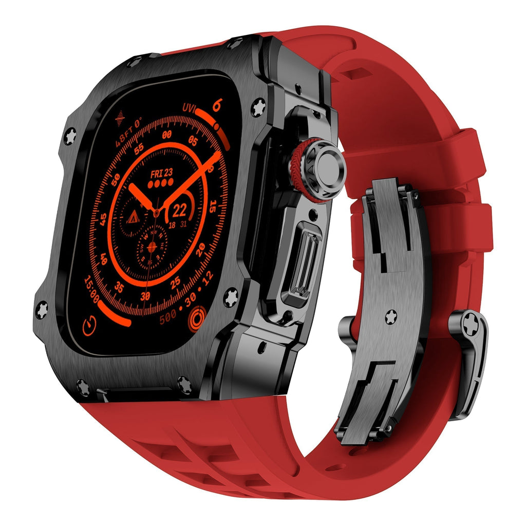 Série RM7015 - Boîtier Apple Watch Ultra en acier inoxydable Dark Vanguard