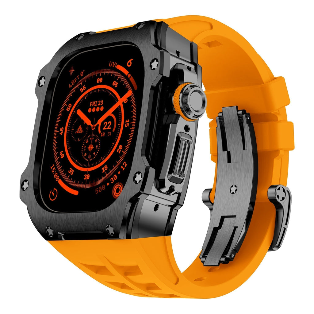 Série RM7015 - Boîtier Apple Watch Ultra en acier inoxydable Dark Vanguard