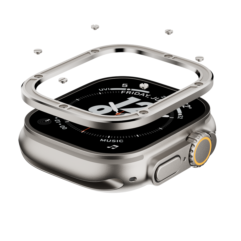 Immortal Steel Nail Protection Circle For Apple Watch Ultra