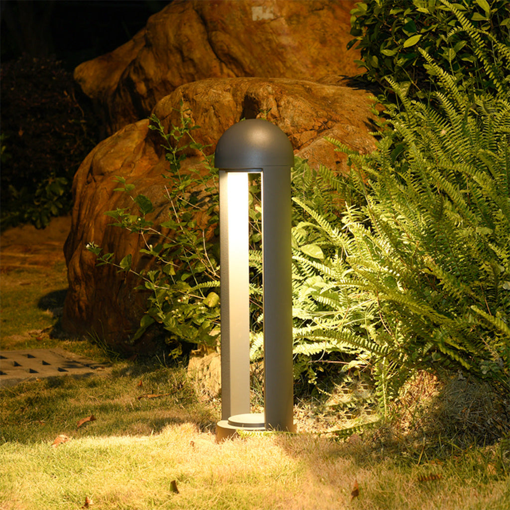 Μοντέρνο φωτιστικό εξωτερικού χώρου LED Lloyd 60CM — 8W, 3000K, IP54, αμμώδες γκρι
