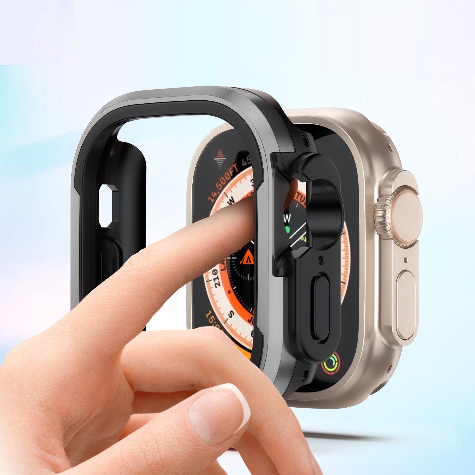 Aluminiumlegering Kasse Stødfanger Til Apple Watch
