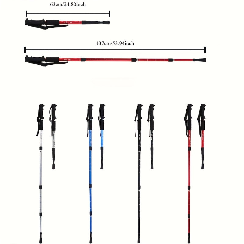 Foldable Aluminum Hiking Stick