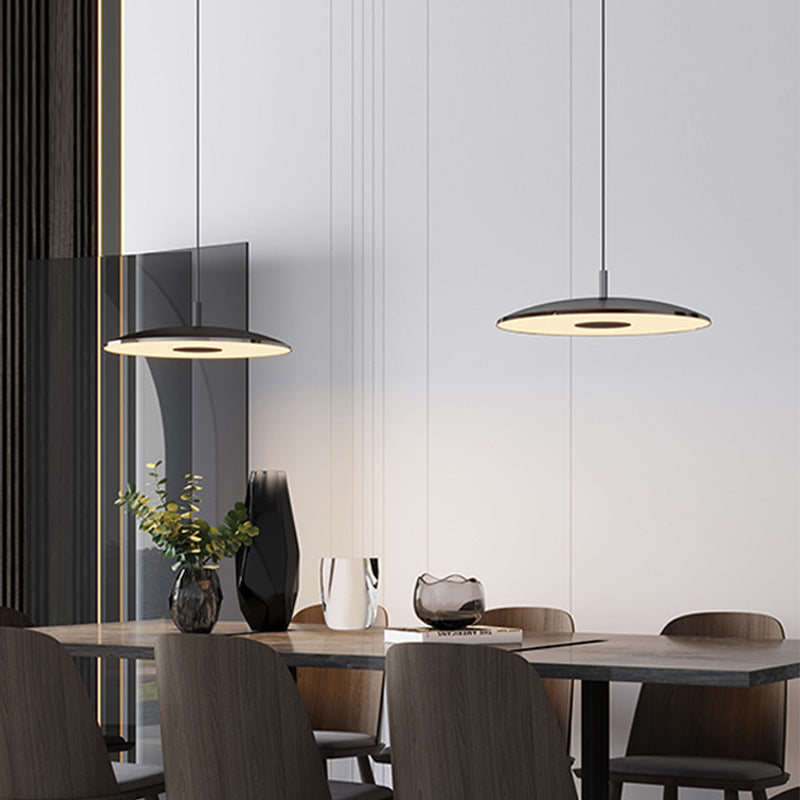 Arisha kitchen Pendant Light White& Nickel Post Modern - Neutralighting