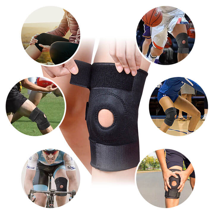 Åben patella knæbandage