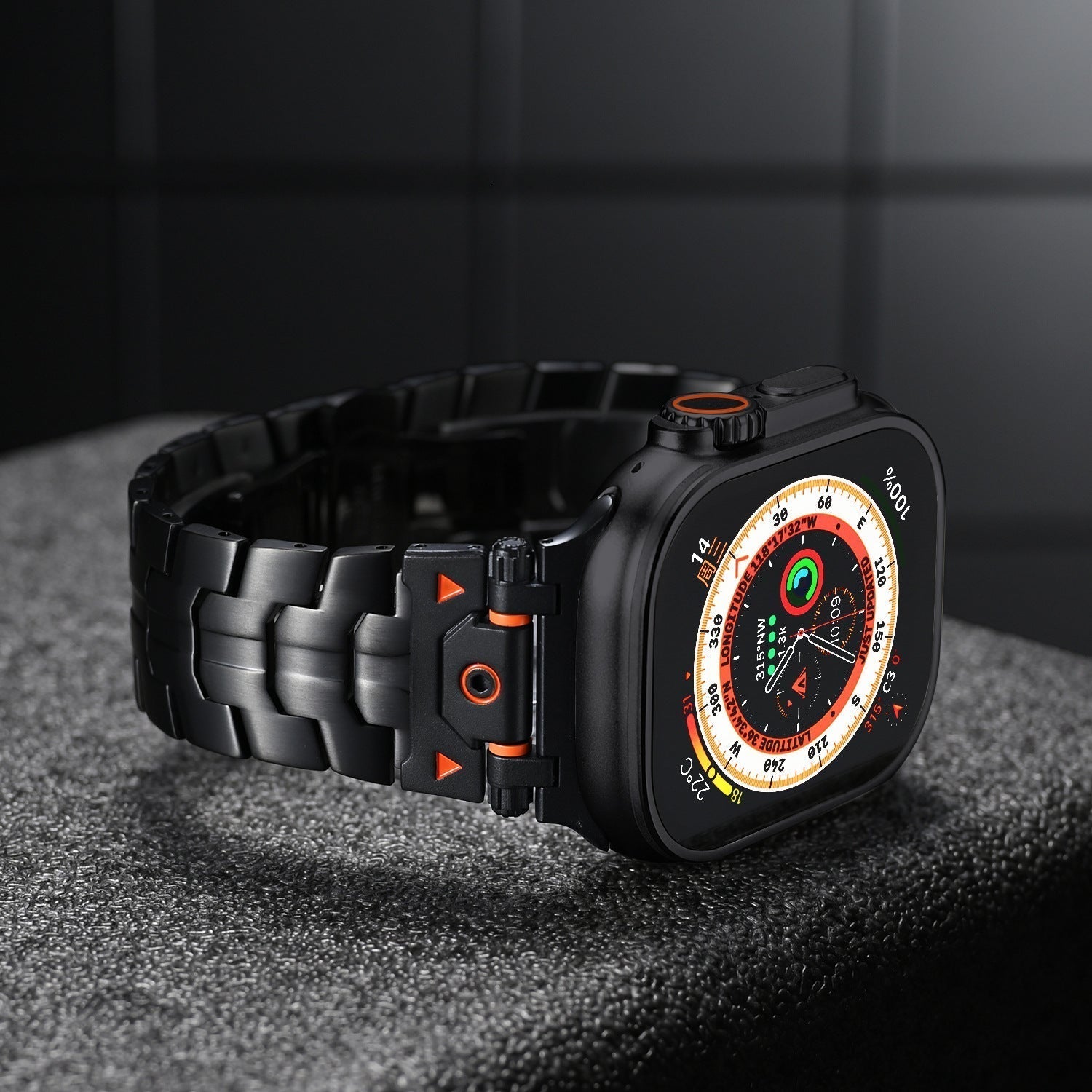 Mech Warrior fém óraszíj Apple Watch-hoz