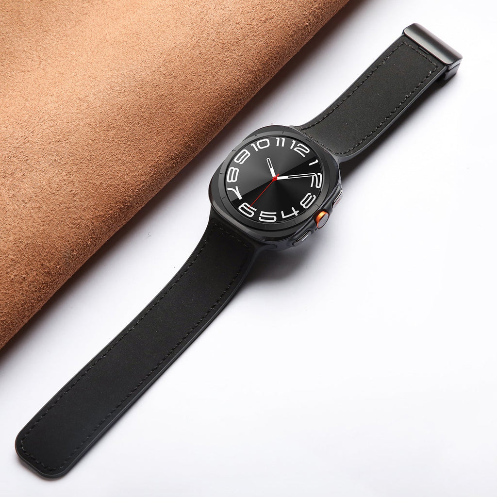 Silikonový magnetický kožený řemínek pro hodinky Samsung Ultra