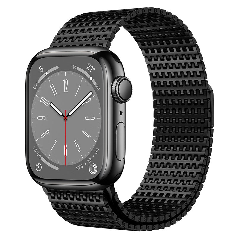 Banda magnética de acero inoxidable de diseño para Apple Watch