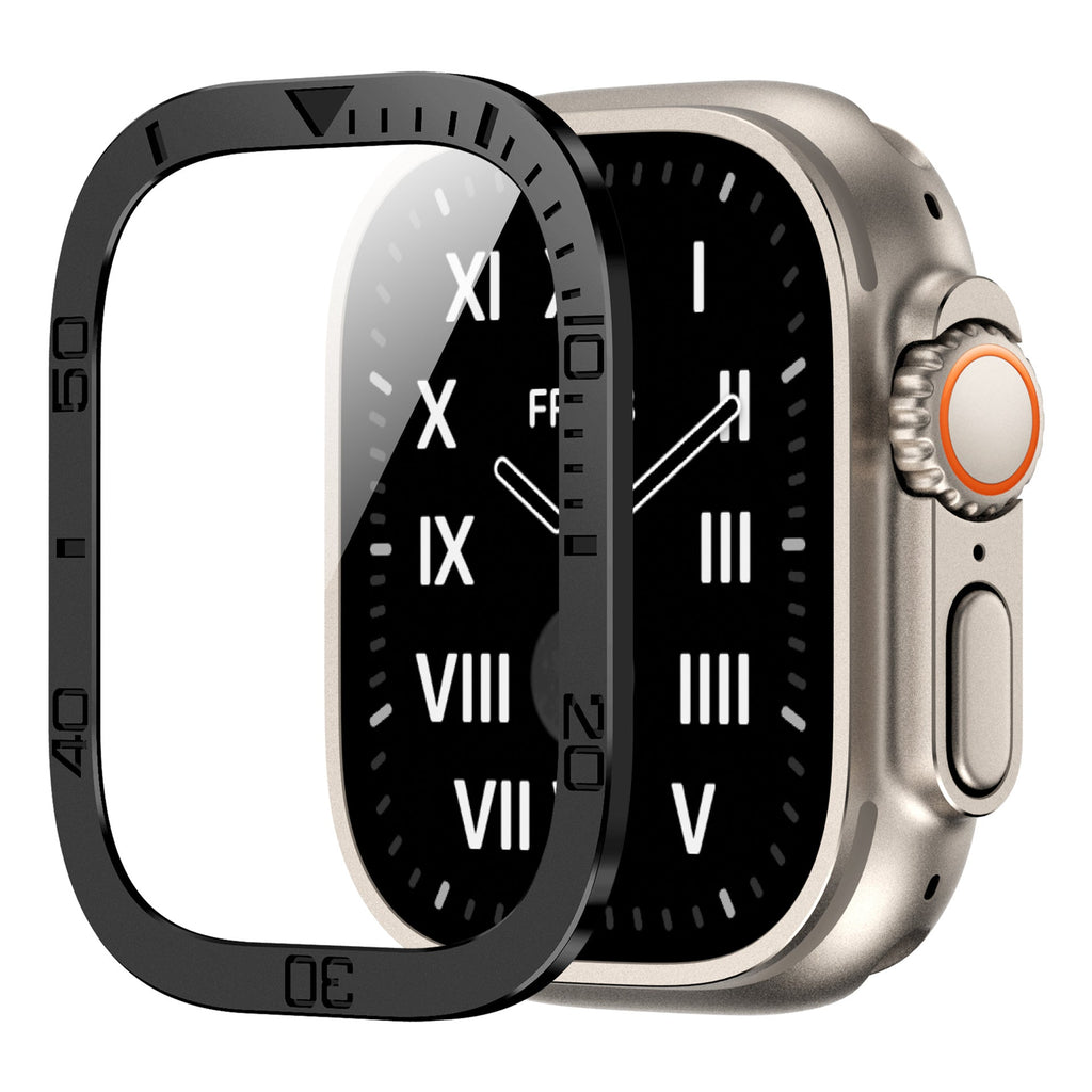 Gehärtetes Glas Displayschutz Vollständige Abdeckung Für Apple Watch Ultra / Ultra2
