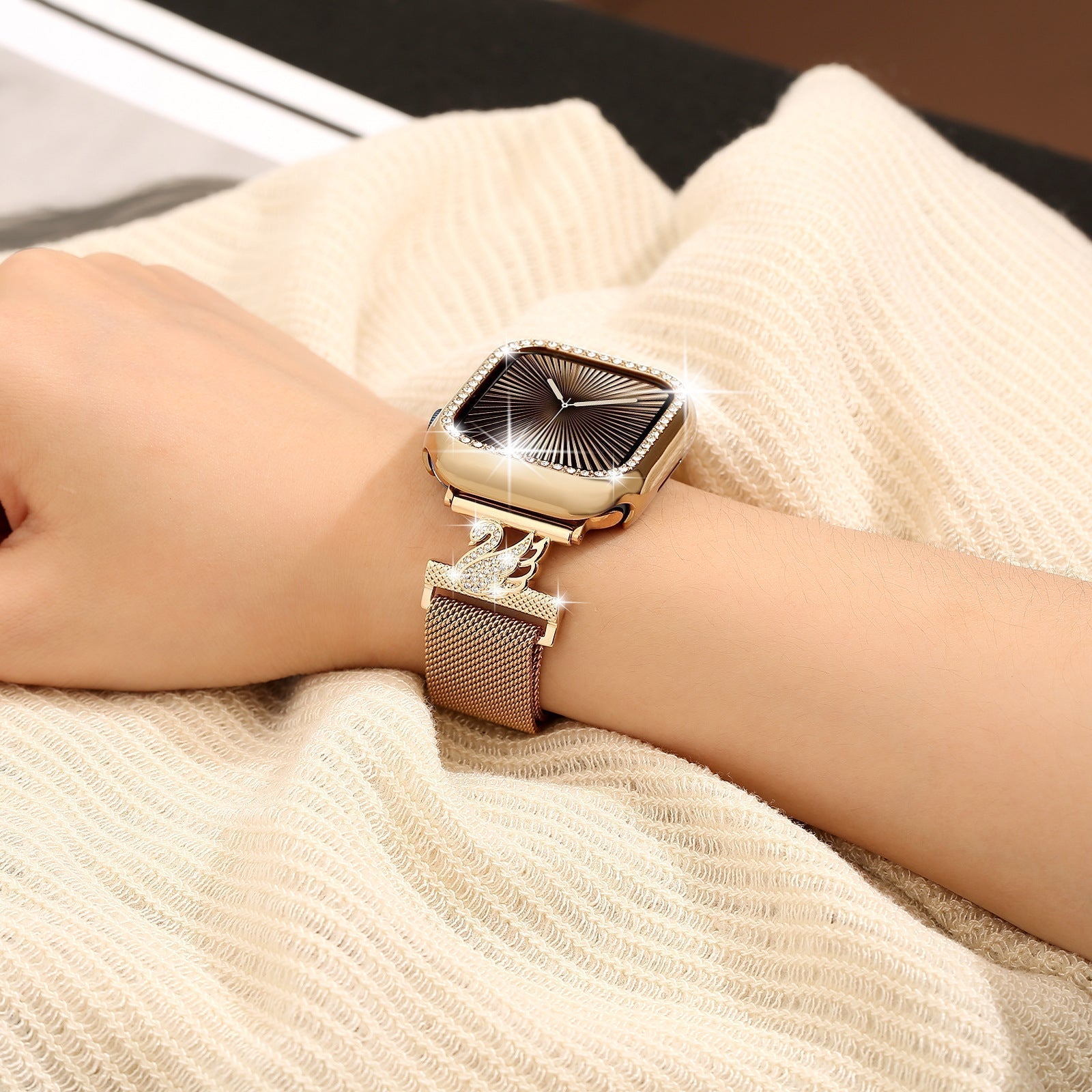 Bracelet Little Swan Milanese pour Apple Watch