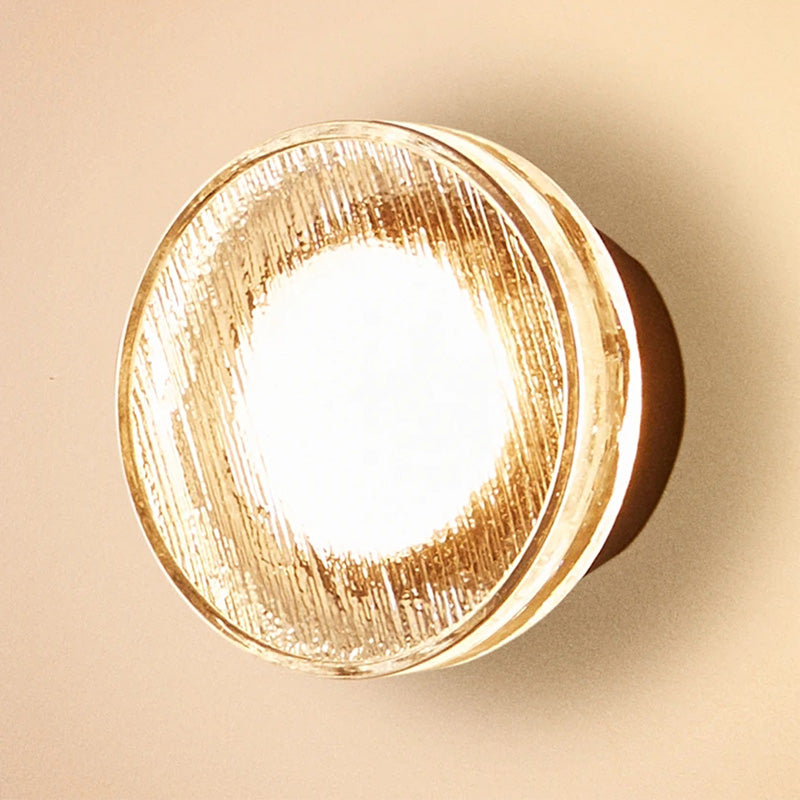 Ray Modern Mini Bubble Wall Lamp, Metal and Glass Build, Transparent IP65 Rated