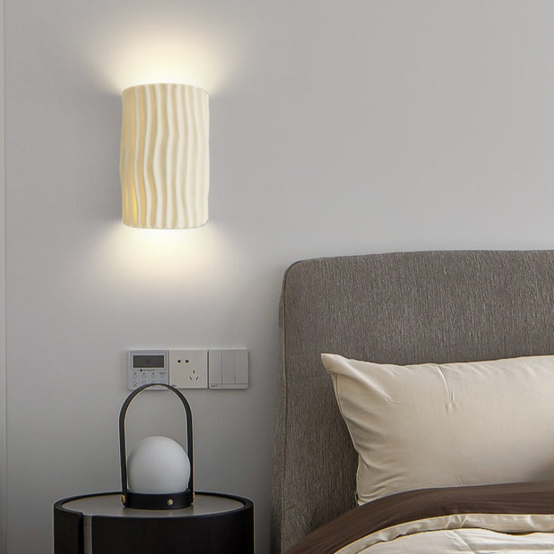 Valentina retro LED-vägglampa för inomhusbruk — vita, grå, orange och gröna färgalternativ