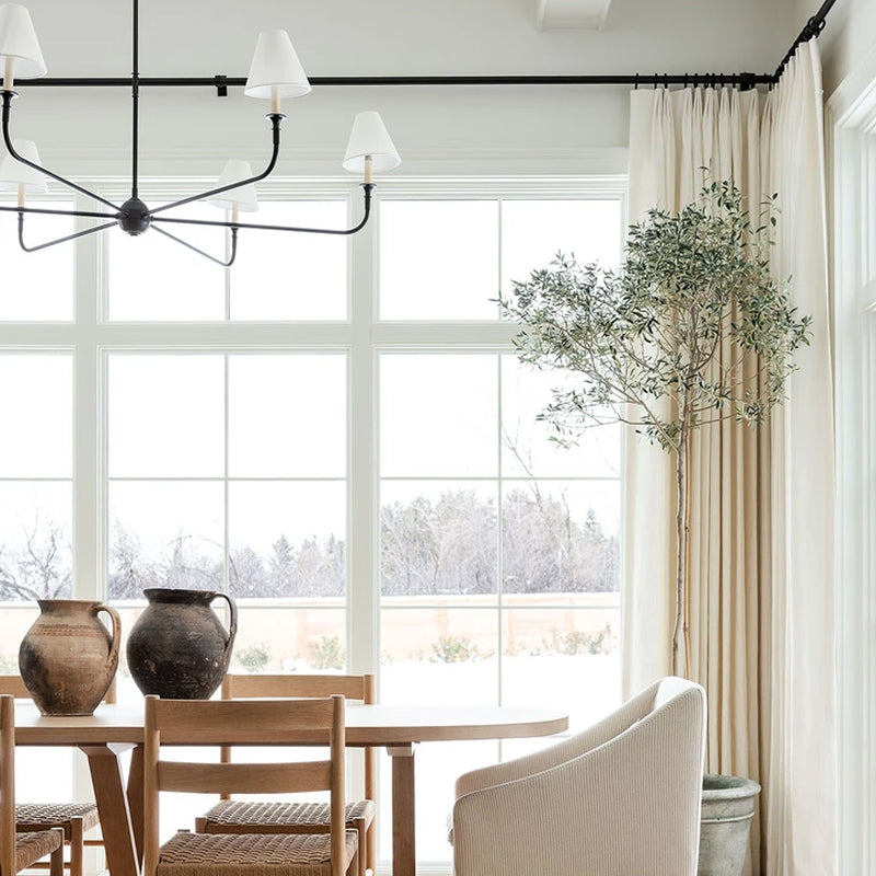 Silva Vintage Retro Metal Chandelier, Elegant Ceiling Pendant