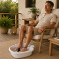 Ionic Foot Spa Basin – Warm Water Foot Soak, 30-Minute Auto Timer, Portable
