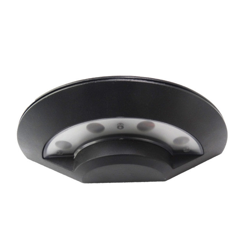 Ray 飞碟壁灯 - 黑色金属 LED 灯具