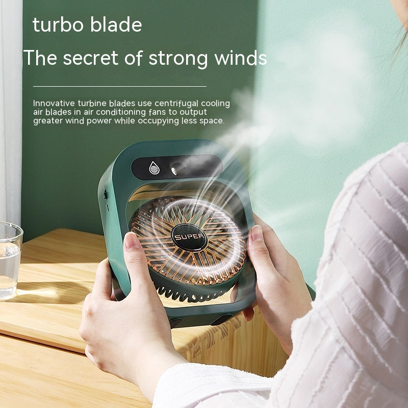 AquaFlow™ - um ventilador portátil de ar condicionado com névoa