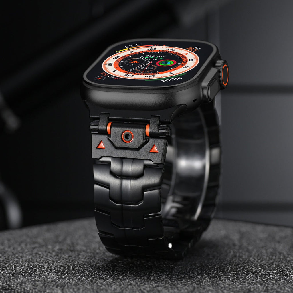 Mech Warrior fém óraszíj Apple Watch-hoz