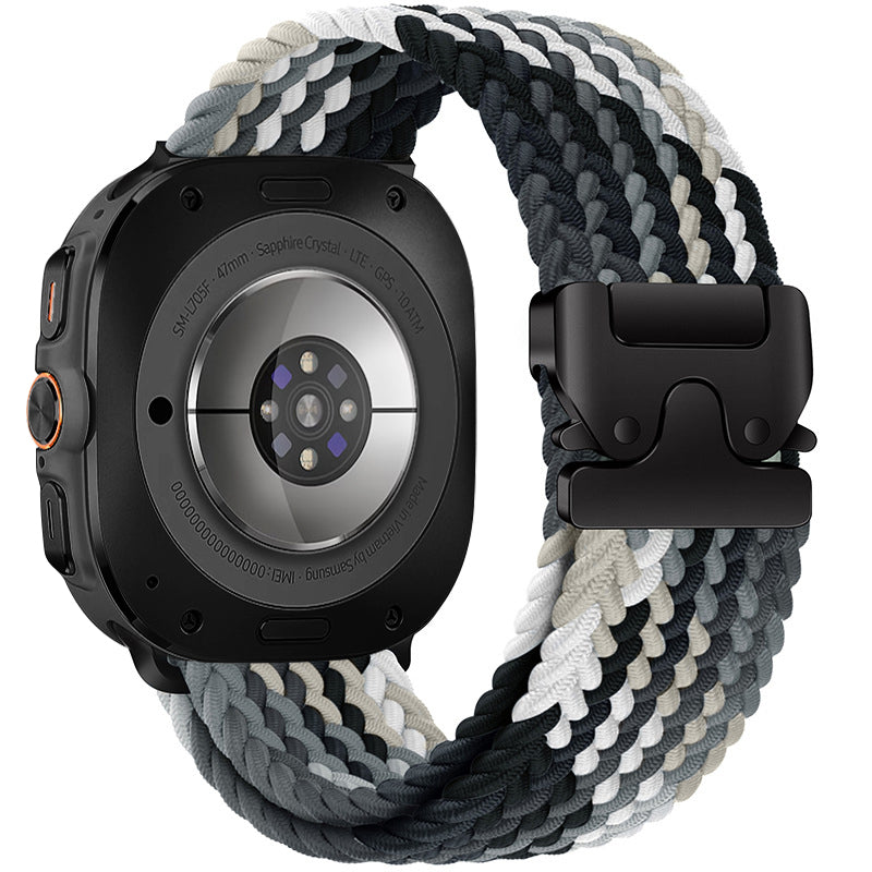 Nylon Geflochtenes Armband für Samsung Ultra Uhr