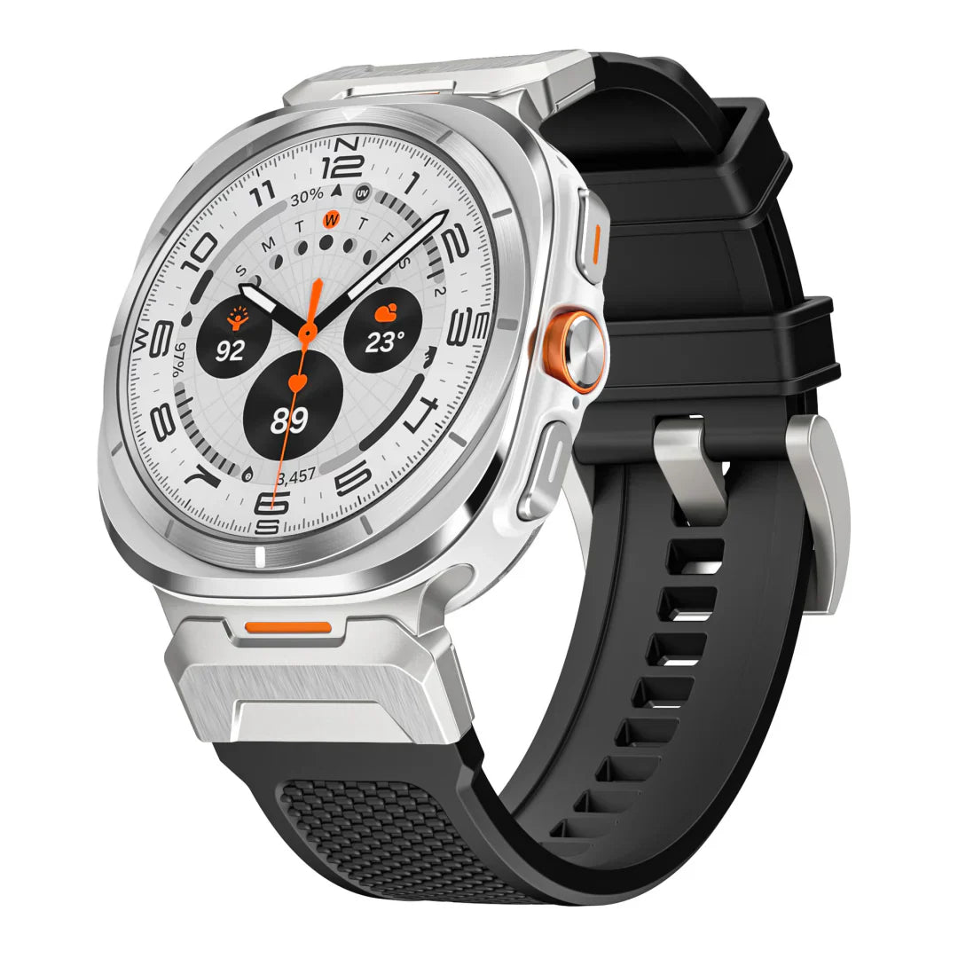 Taktiskt silikonarmband för Samsung Galaxy Watch Ultra