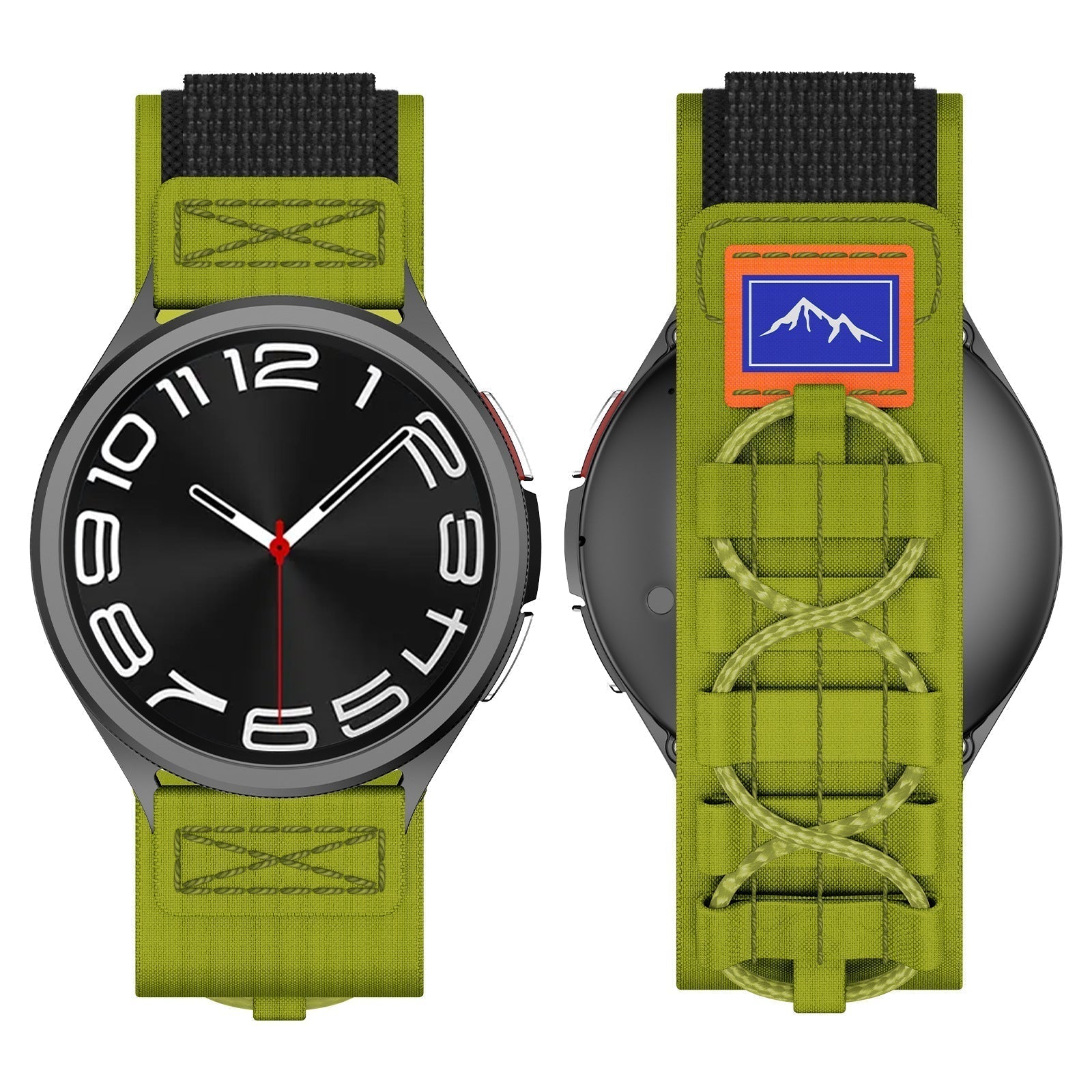 Correia Tática de Nylon para Samsung Galaxy Watch 4 / 5 / 6 / 7