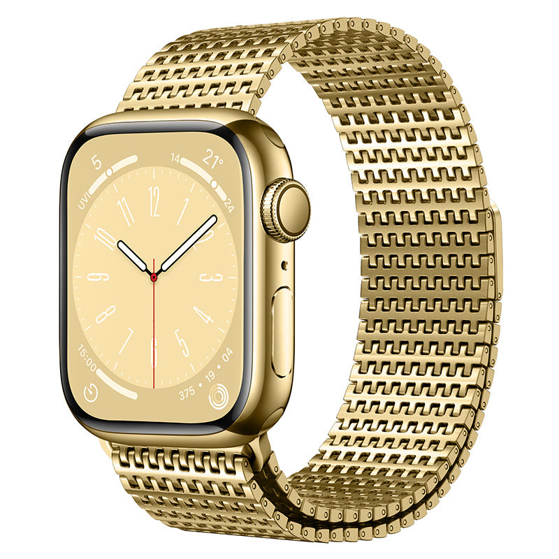 Banda magnética de acero inoxidable de diseño para Apple Watch