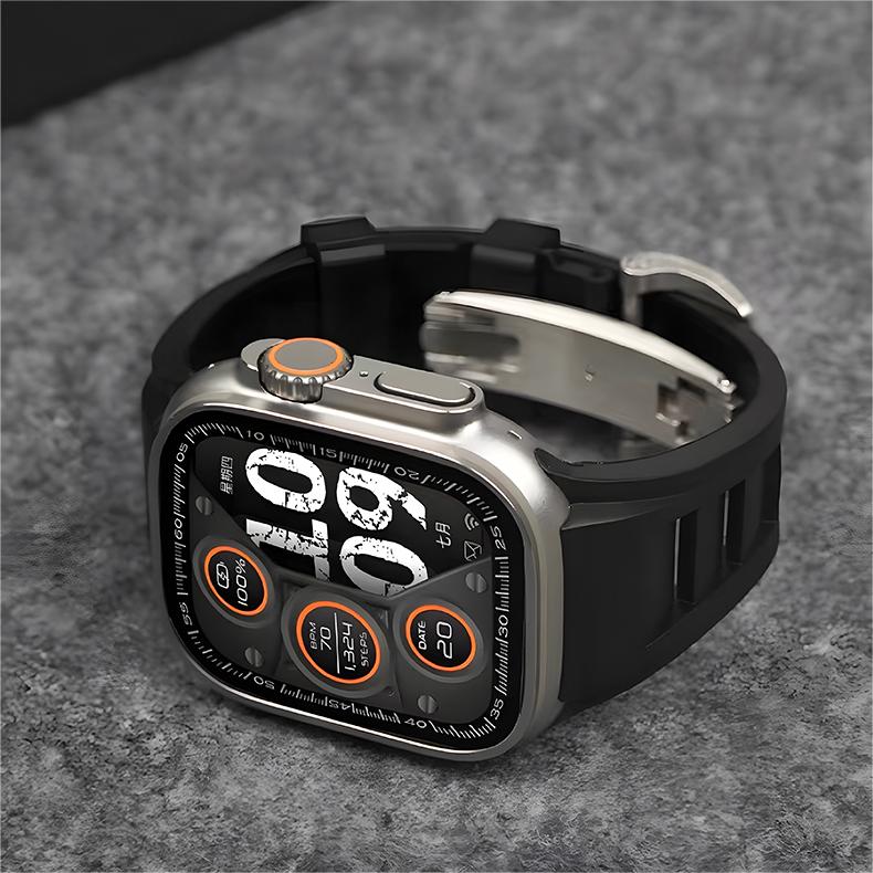 Opaska gumowa RM Sport FKM do Apple Watch