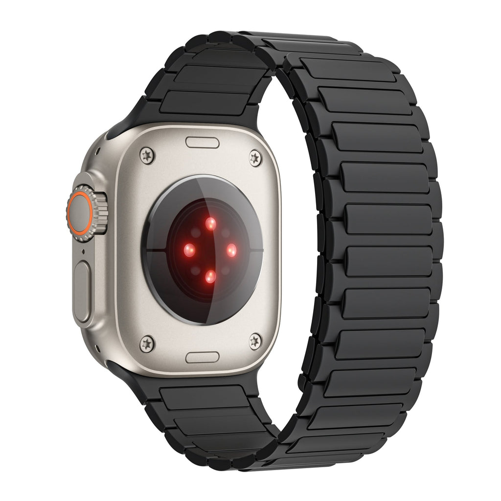 Tali jam gelung magnet silikon untuk Apple Watch