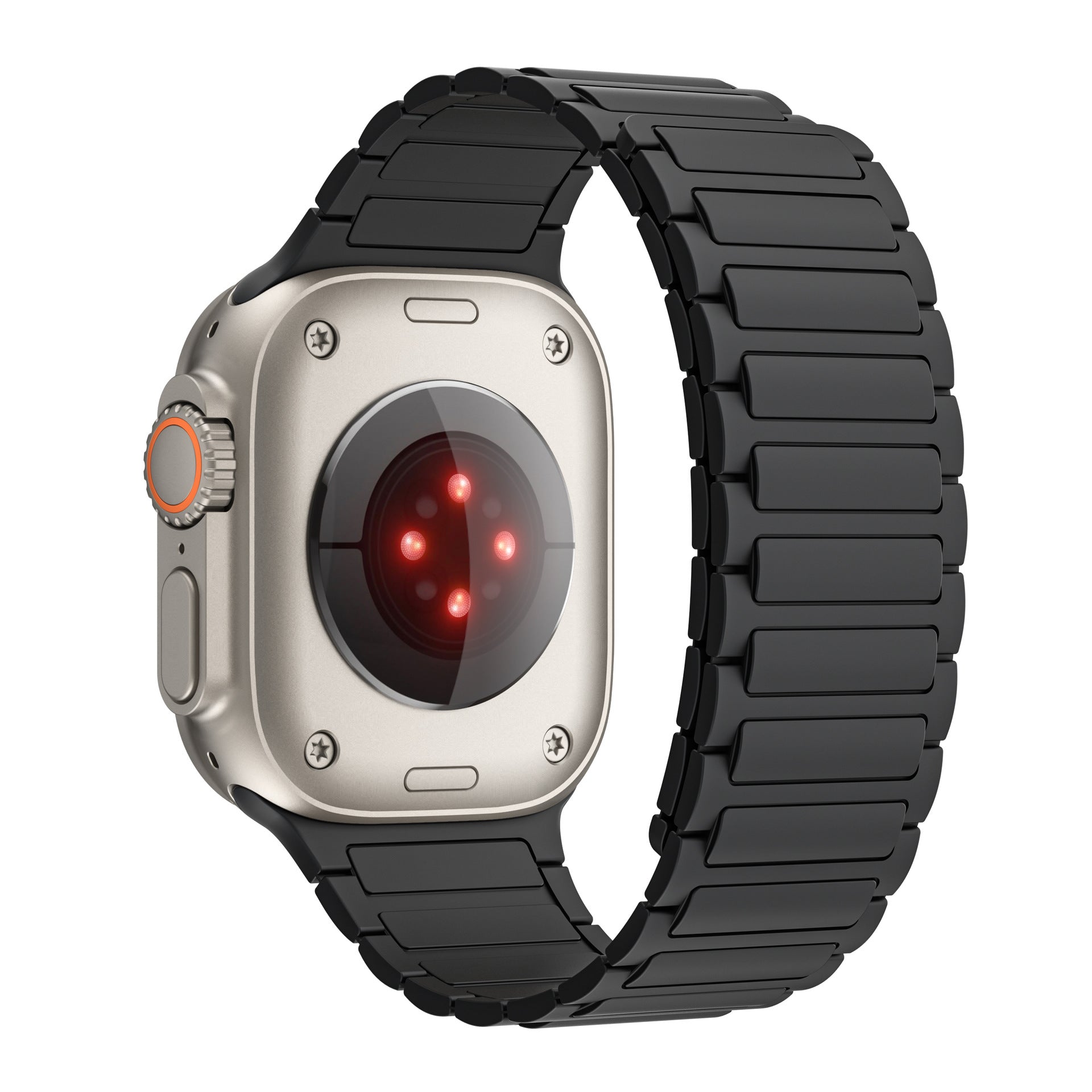 Tali jam gelung magnet silikon untuk Apple Watch