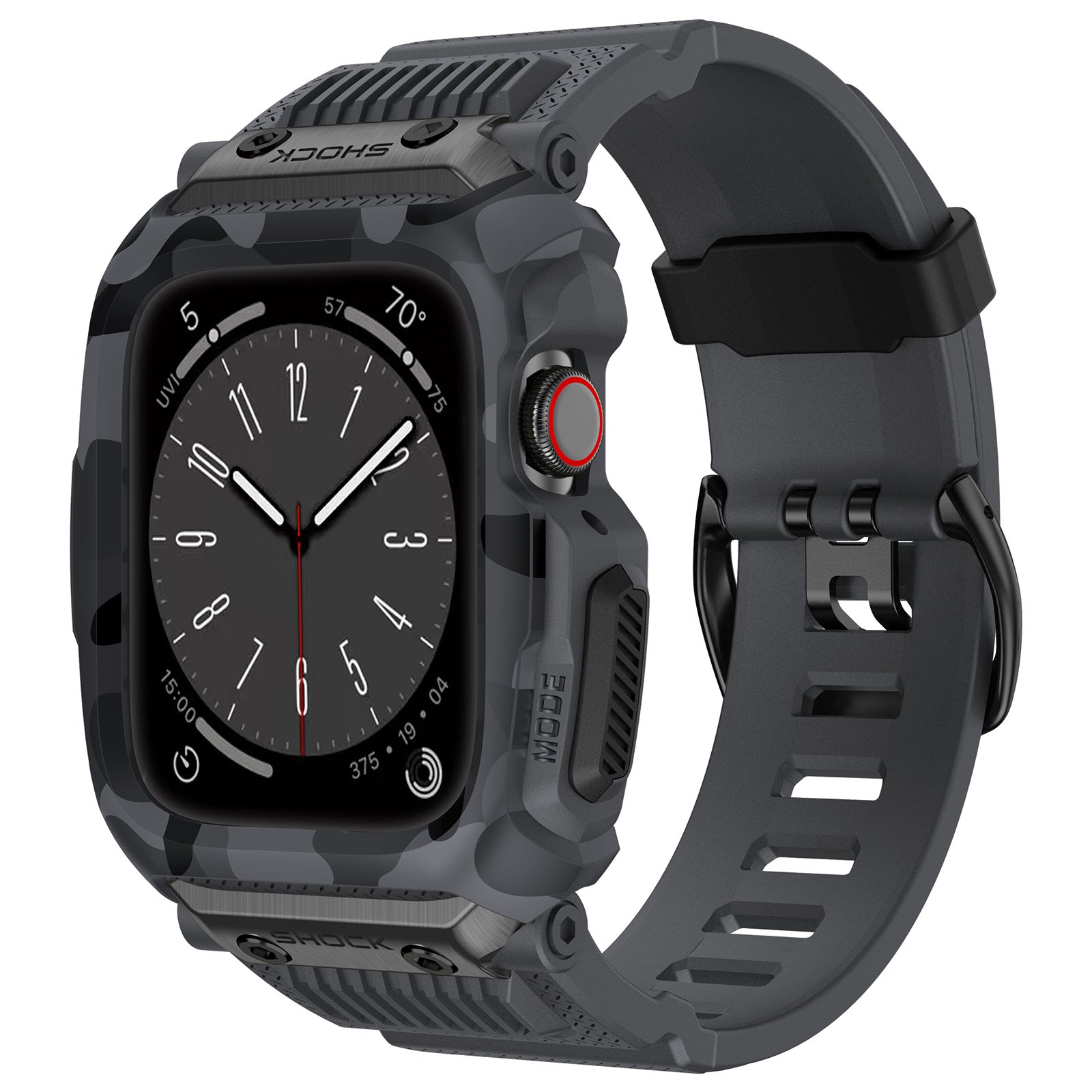 Kit de protecție pentru curea de ceas camuflaj pentru Apple Watch