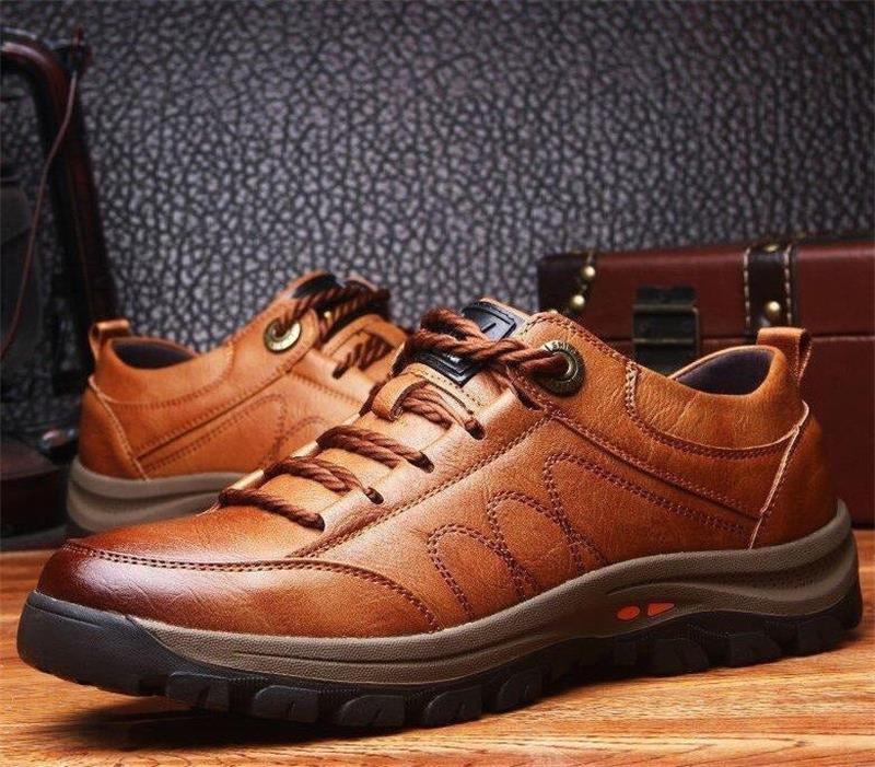 Momentum Heren Orthopedische Leren Schoenen - Ondersteunend Comfort
