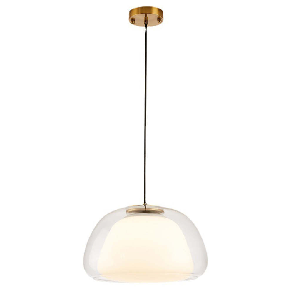 Aurora Milk Glass Pendant Light Modern Hanging Lamp