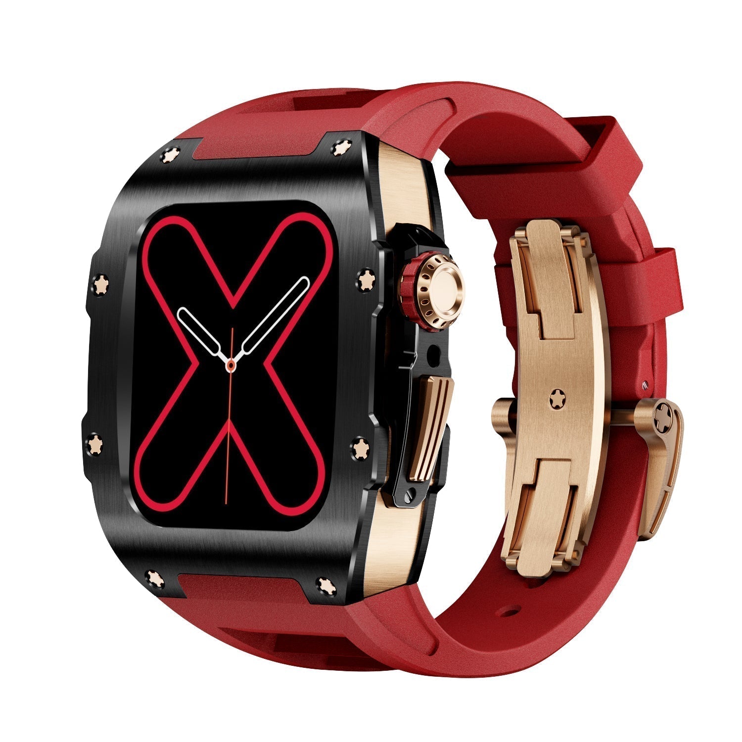 Siri RM 9009 - Sarung Jam Tangan Apple Hitam & Emas