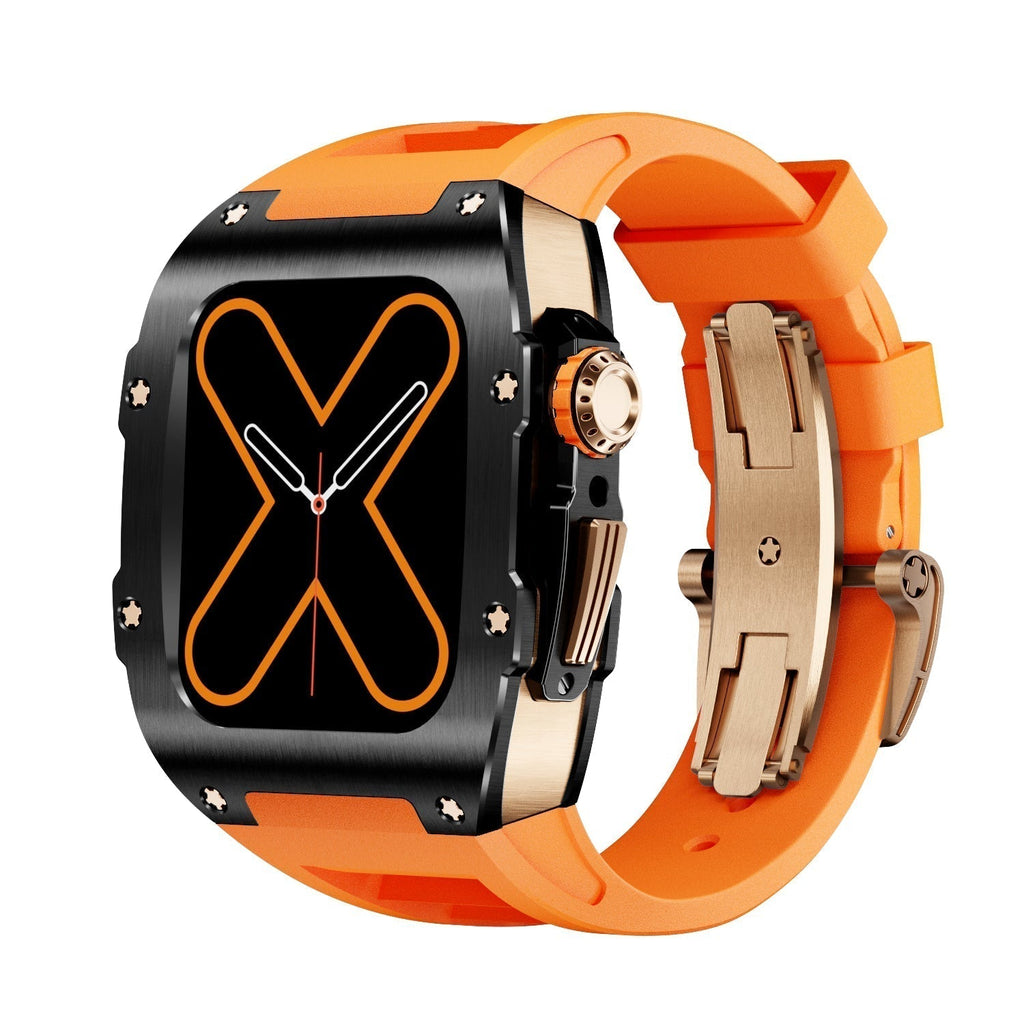 Siri RM 9009 - Sarung Jam Tangan Apple Hitam & Emas