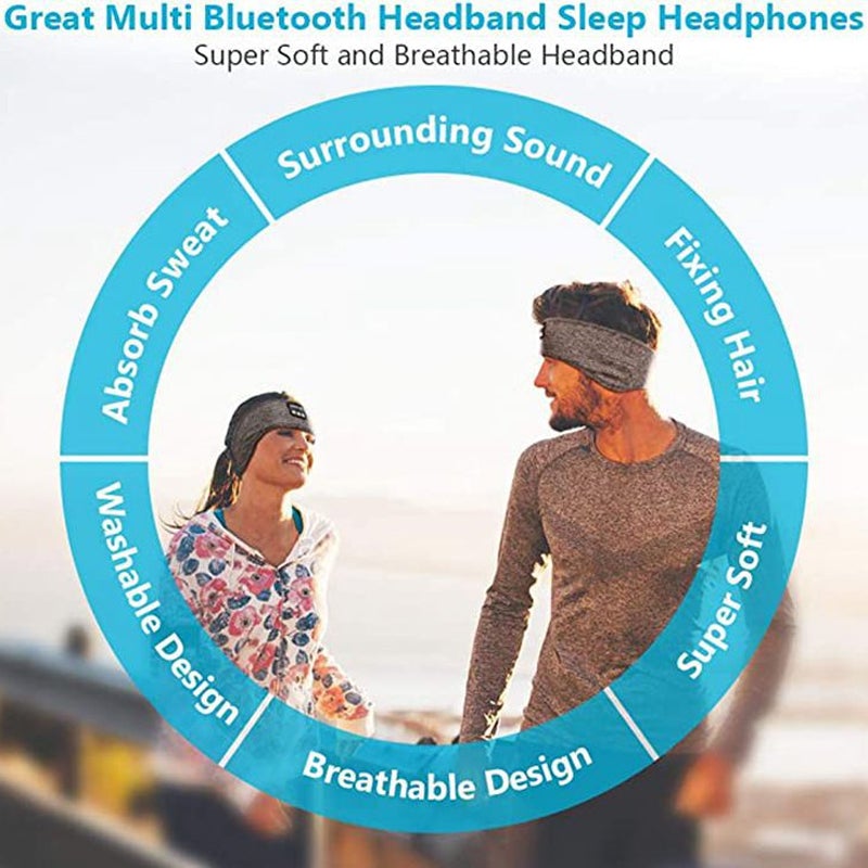 PulseStride Headband Sukan Bluetooth Untuk Latihan Aktif