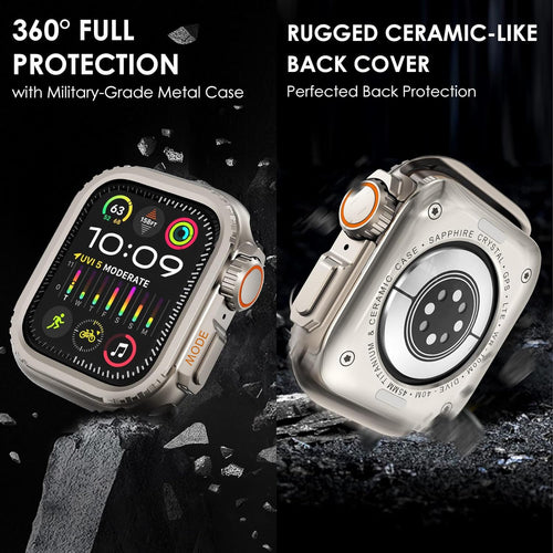 Odolné pouzdro z titanové slitiny pro Apple Watch